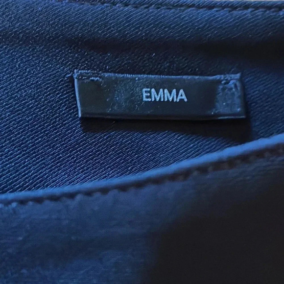 St John sz 4 Emma black slacks excellent pre owned condition tapered leg trouser - Picture 3 of 6